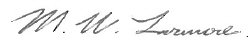 Matt Larmore Signature